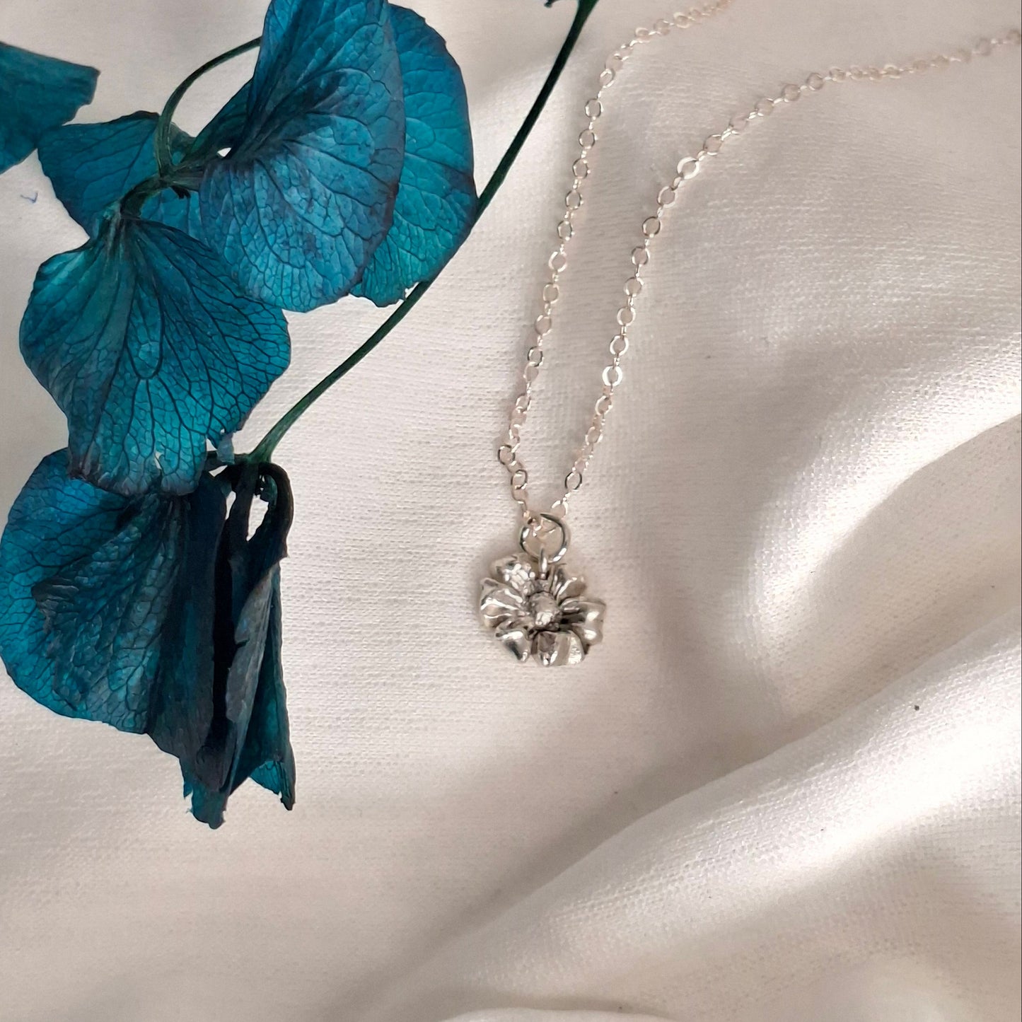 Collier Marguerite argent