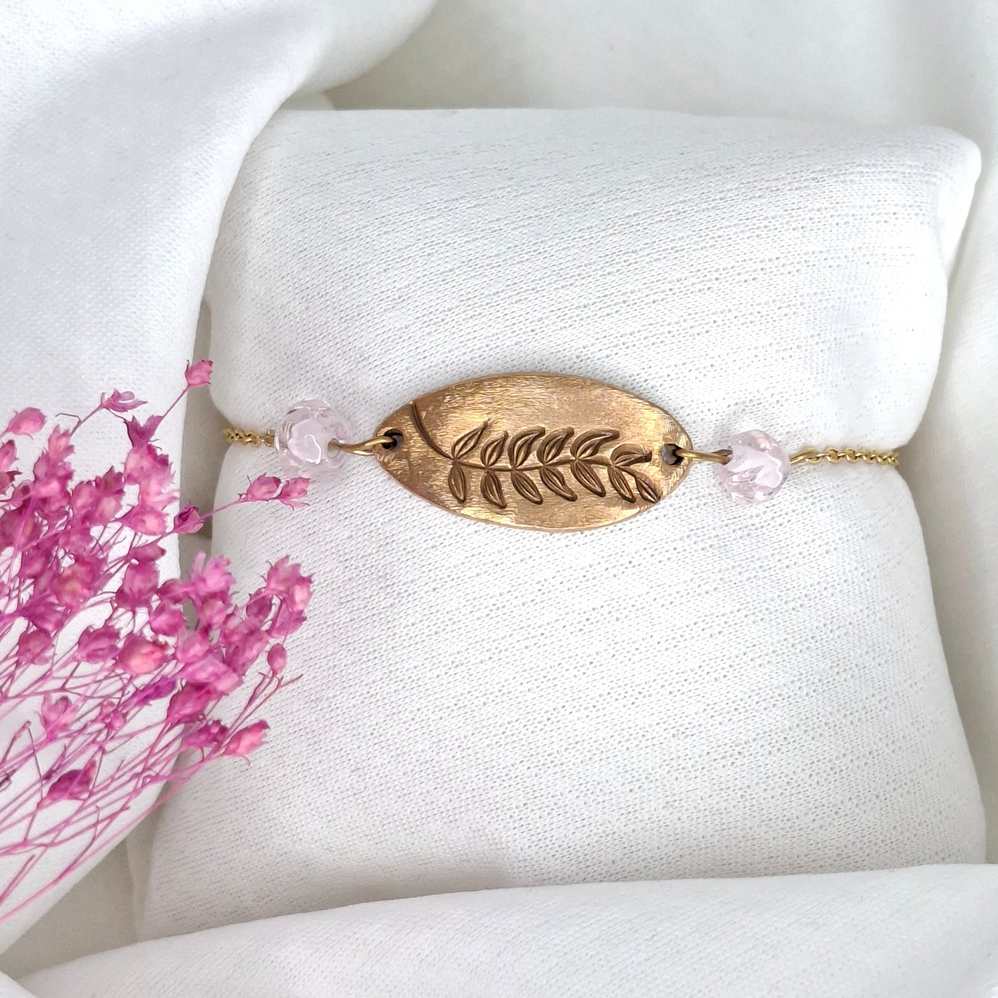 Bracelet Oya bronze doré