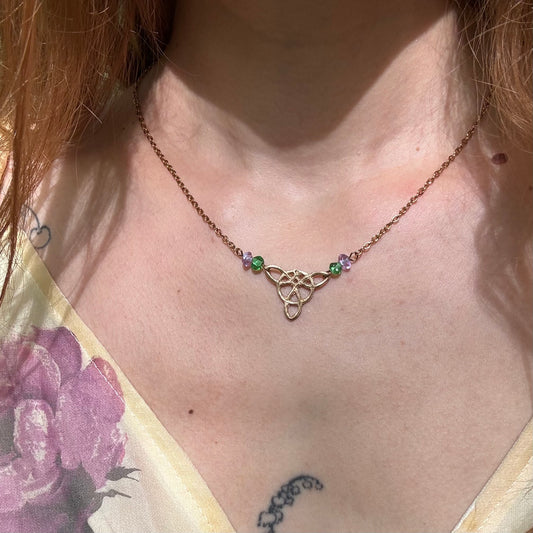 Collier Isla bronze doré