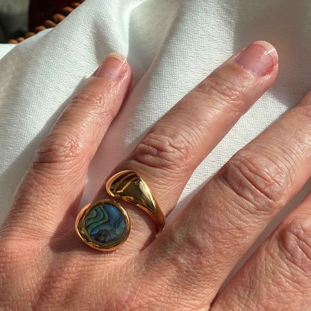 Bague nacrée Ophélia
