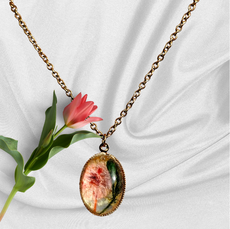 Collier Alma fleurs séchées