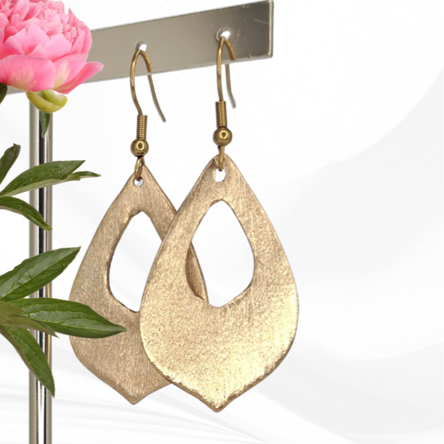Boucles d'oreilles Ayla bronze doré