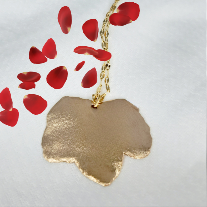 Collier Phyllida bronze doré