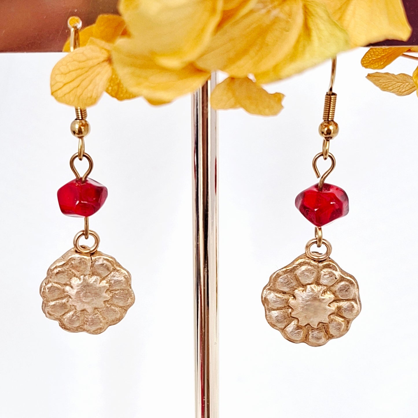 Boucles d’oreilles Lyna bronze doré