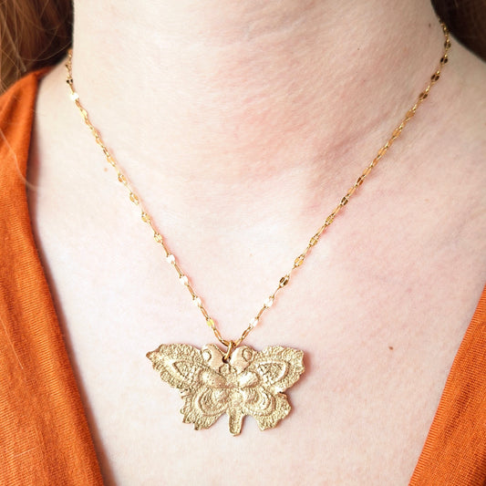 Collier Aponi bronze doré