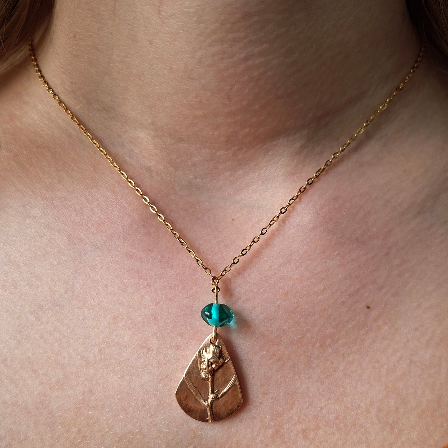 Collier Arabelle bronze doré