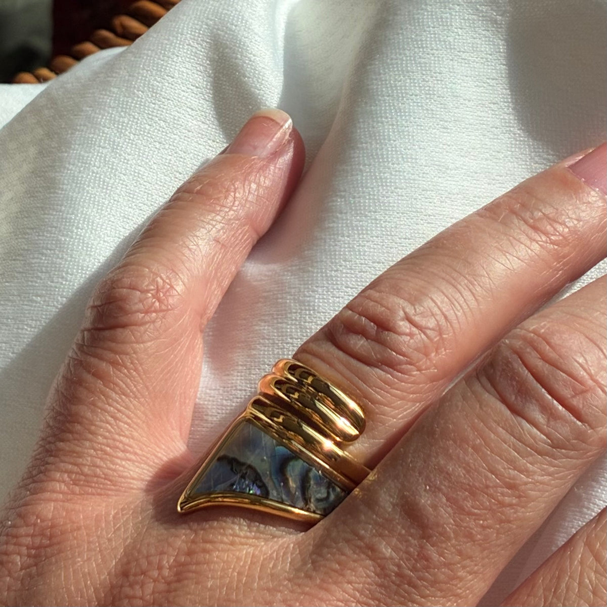 Bague nacrée Aika
