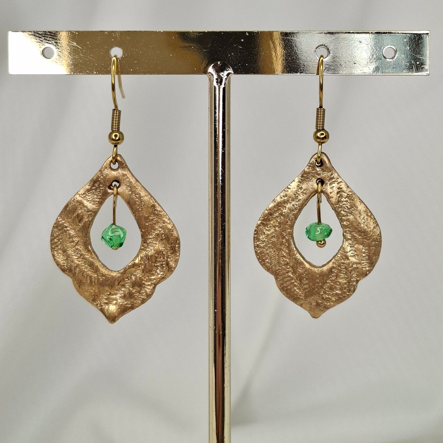 Boucles d’oreilles Ariana bronze doré