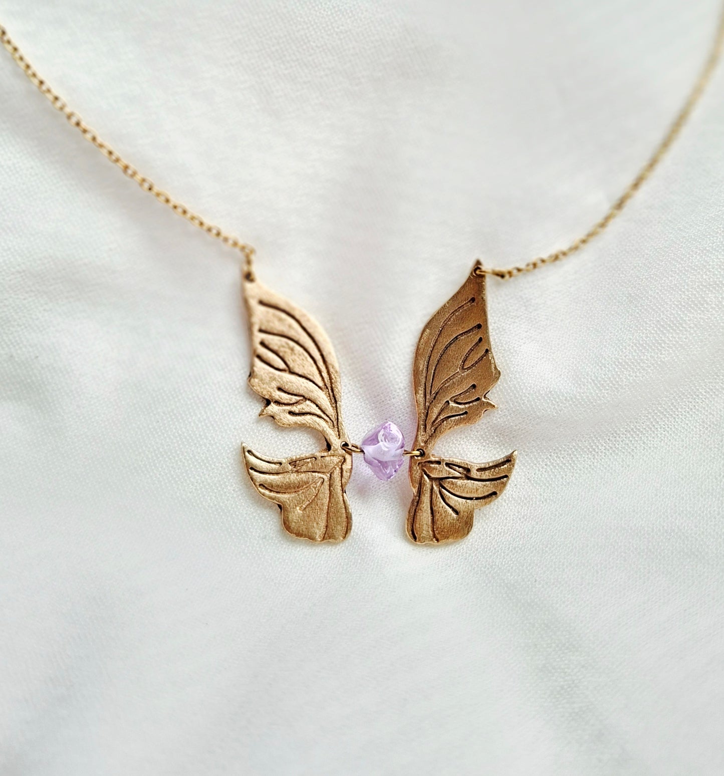 Collier Farasha bronze doré
