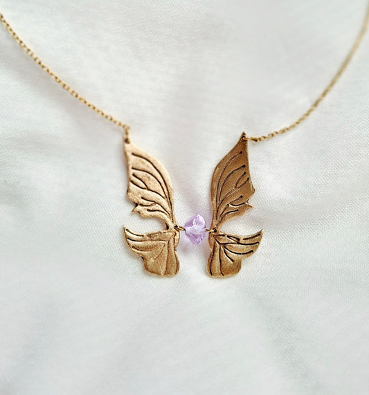 Collier Farasha bronze doré