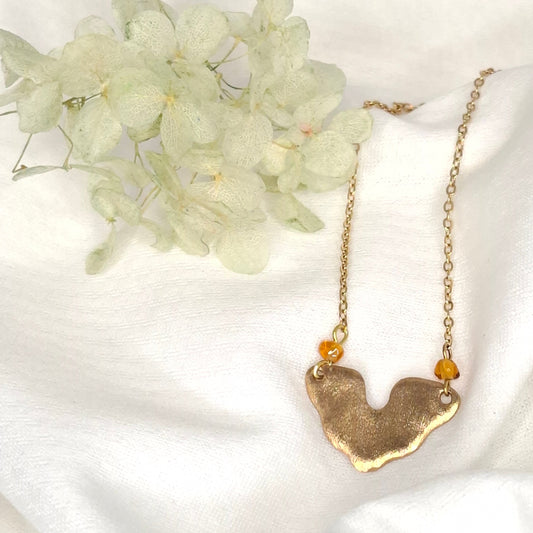 Collier Arabelle bronze doré