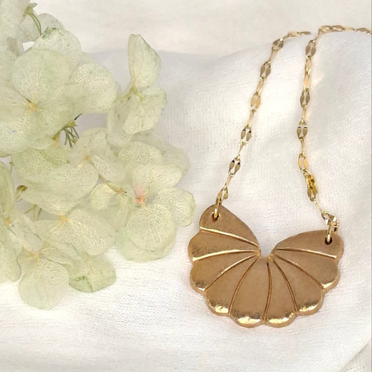 Collier Alora bronze doré