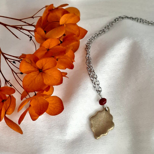 Collier Daniela bronze blanc