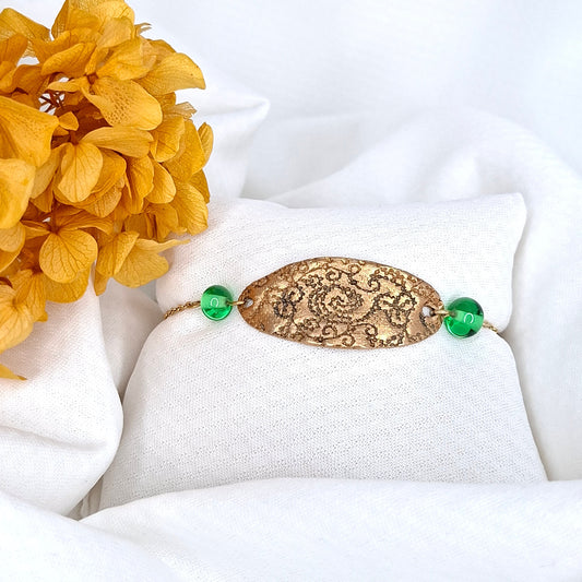 Bracelet Ornella bronze doré