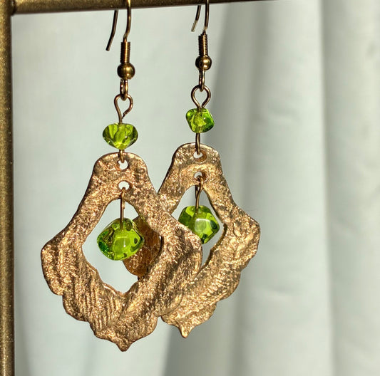 Boucles d’oreilles Adriana bronze doré