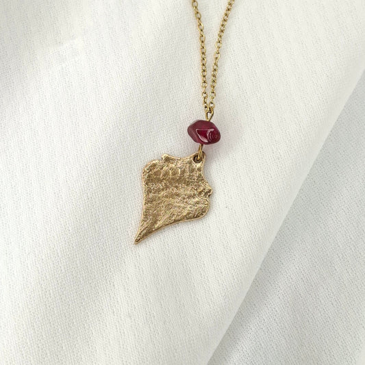 Collier Silena bronze doré