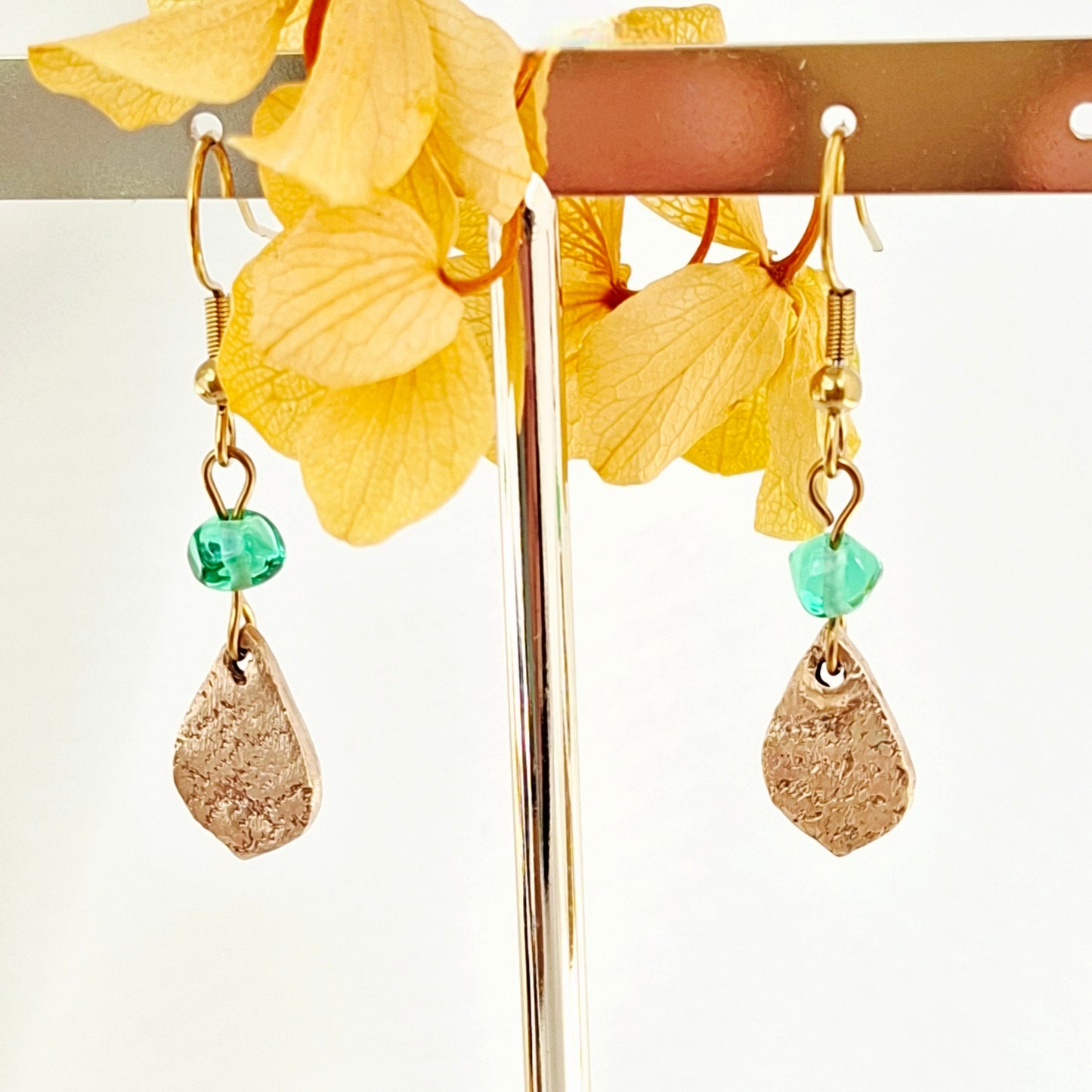 Boucles d’oreilles Vida bronze doré