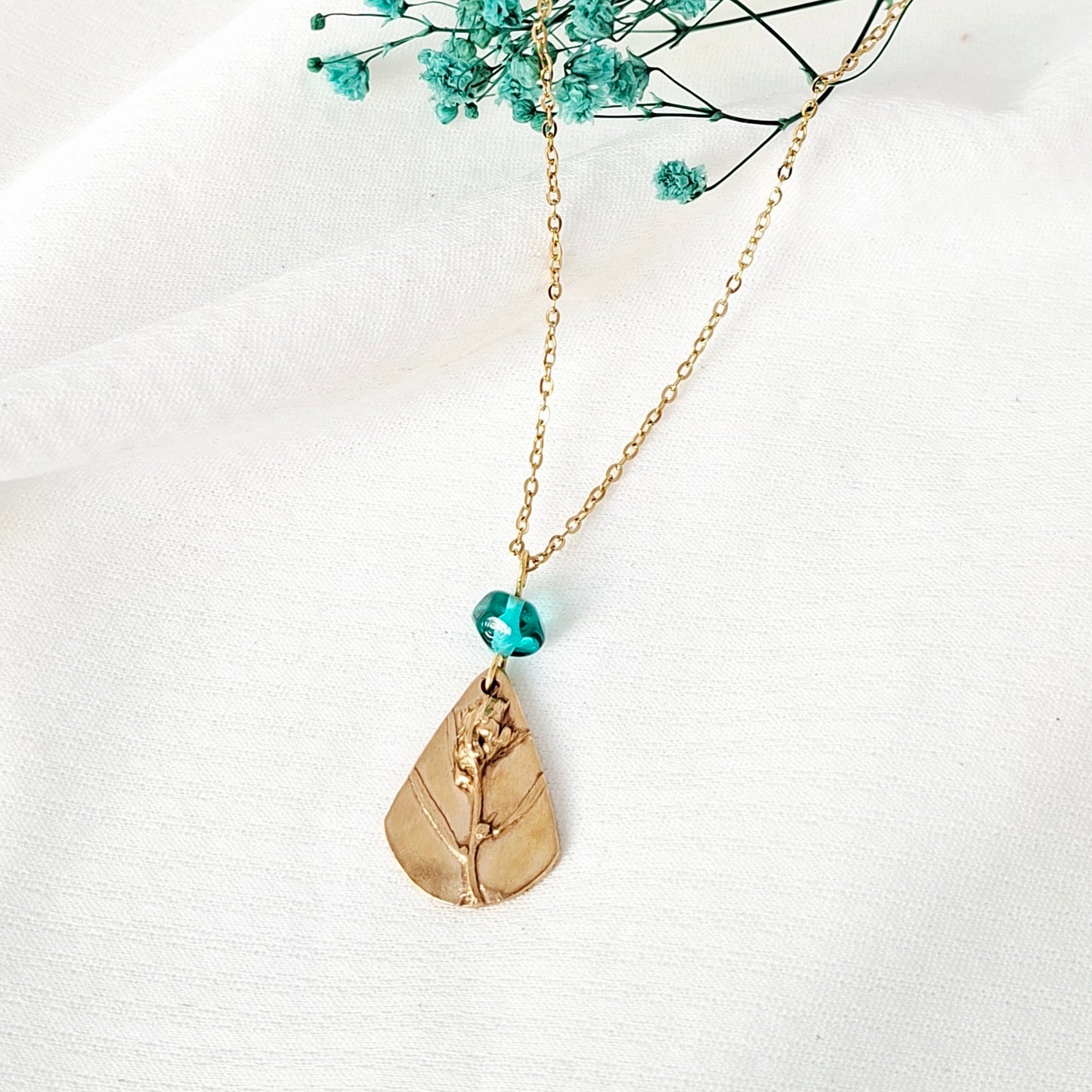 Collier Arabelle bronze doré