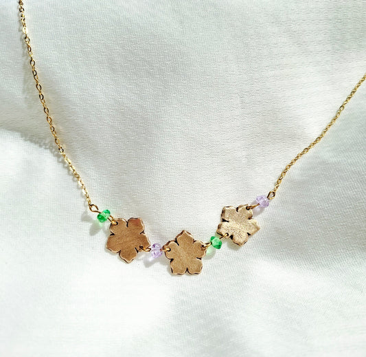 Collier Hesperia bronze doré