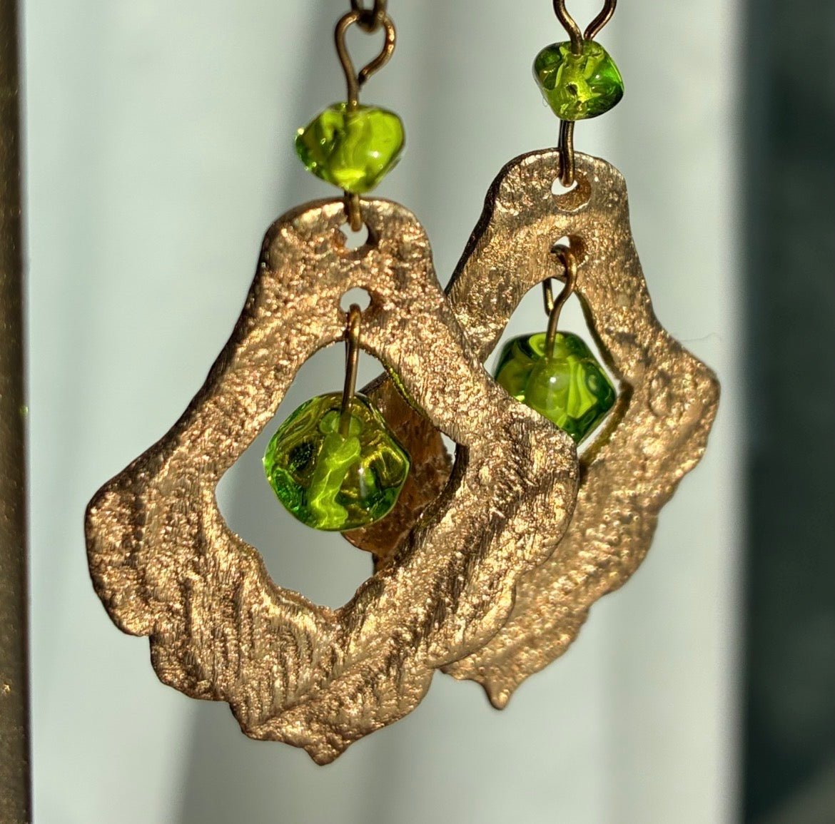 Boucles d’oreilles Adriana bronze doré