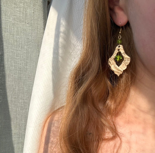 Boucles d’oreilles Adriana bronze doré