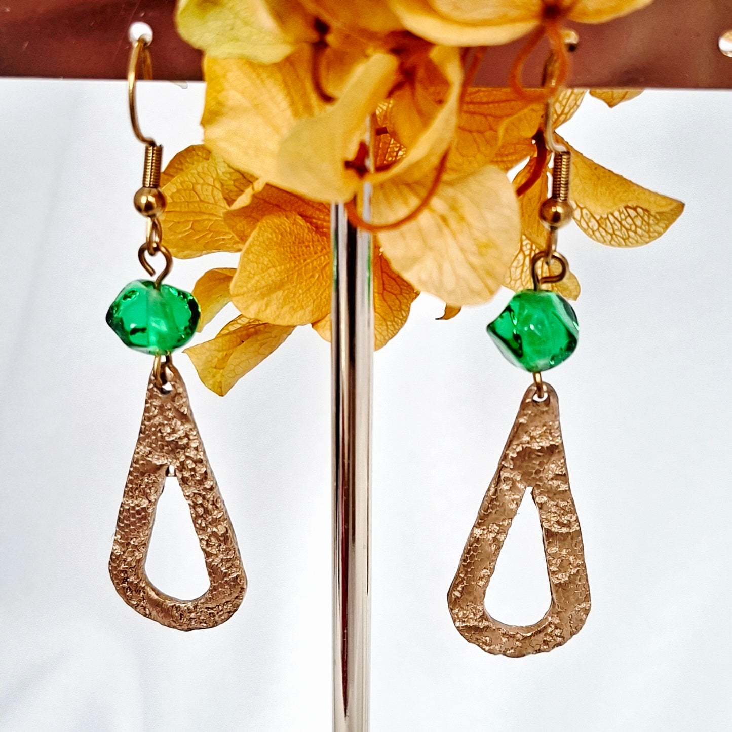 Boucles d'oreilles Izzy bronze doré