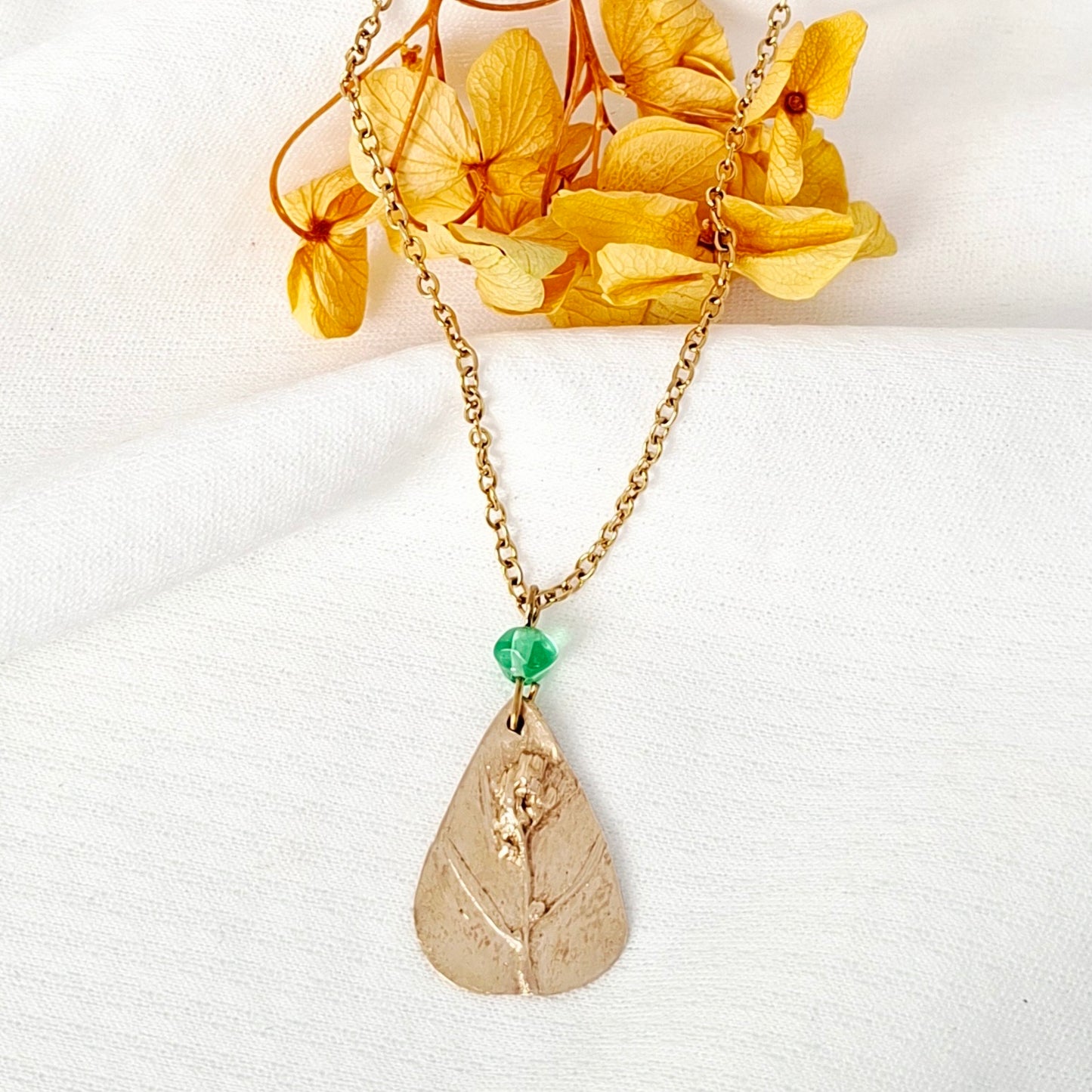 Collier Arabelle bronze doré