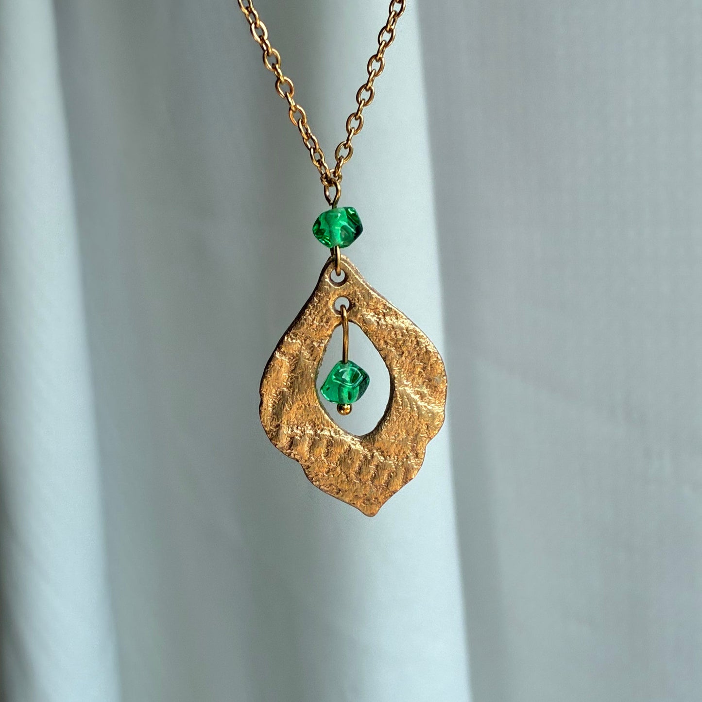 Collier Ava bronze doré