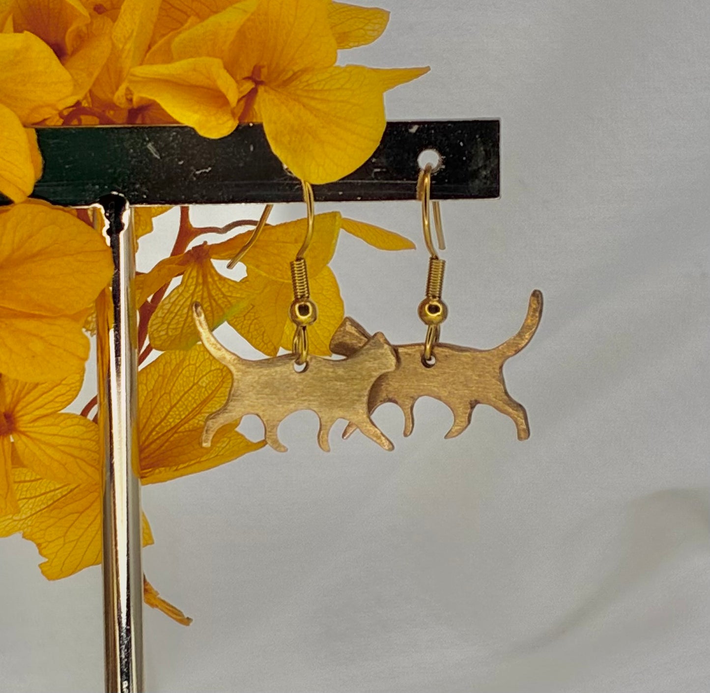 Boucles d'oreilles Chat