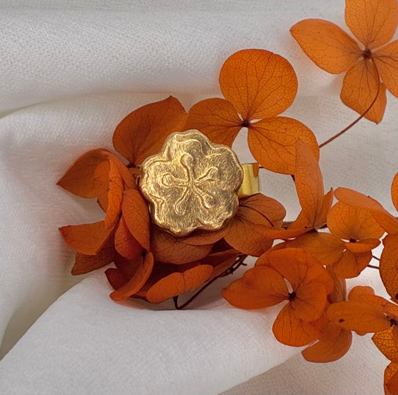 Bague Kya bronze doré