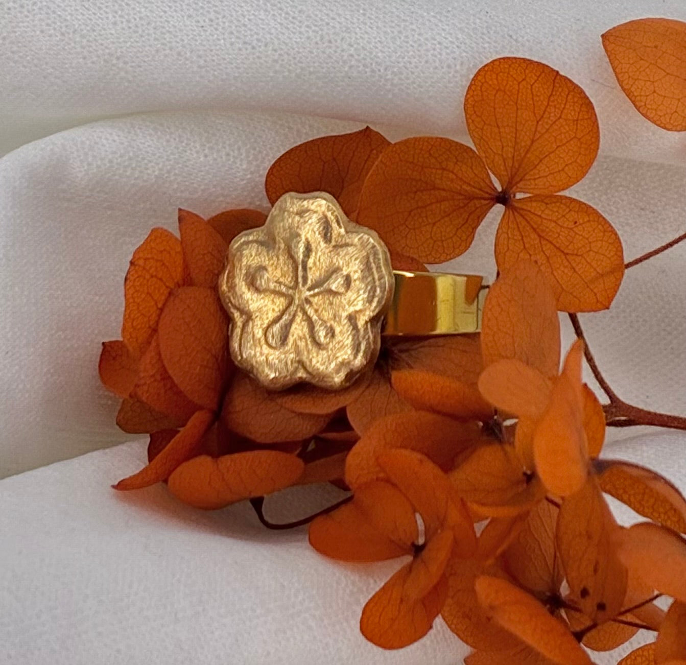 Bague Kya bronze doré