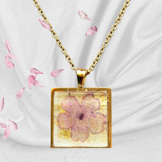 Collier Ilda fleurs séchées