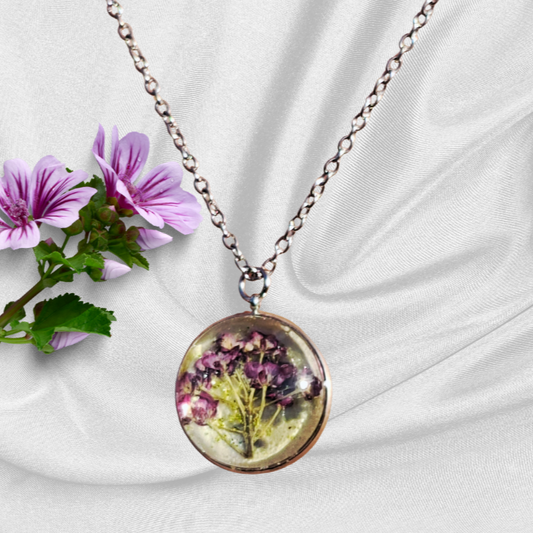 Collier Malya fleurs séchées