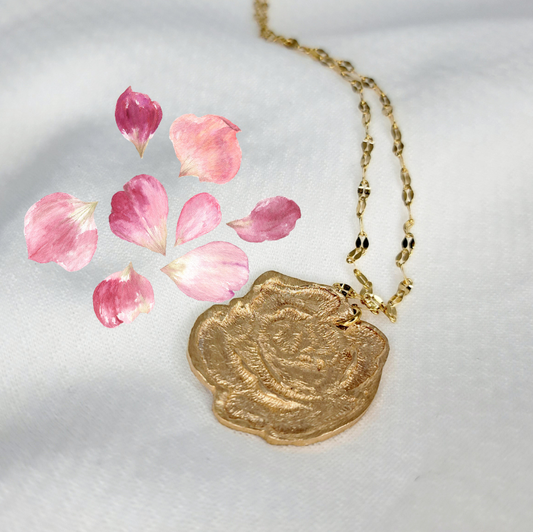 Collier Amalia bronze doré