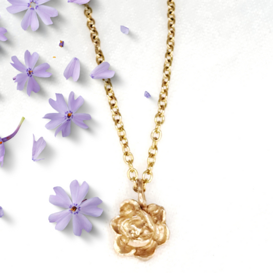 Collier Aria bronze doré