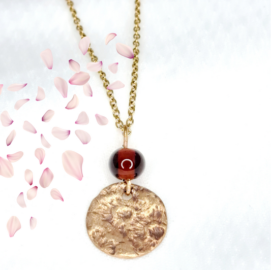 Collier Iriana bronze doré