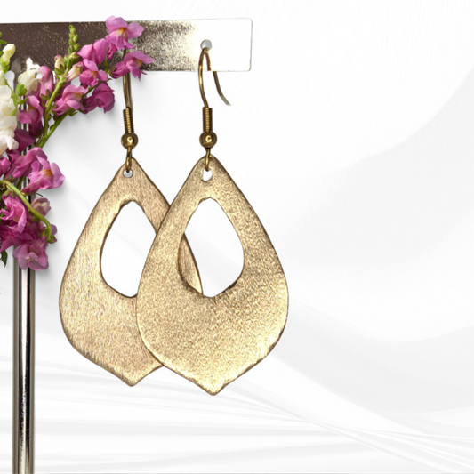 Boucles d'oreilles Lucia bronze doré